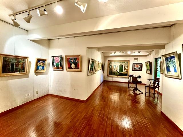 ママの森ギャラリー志村ひさ子油彩画常設展-3